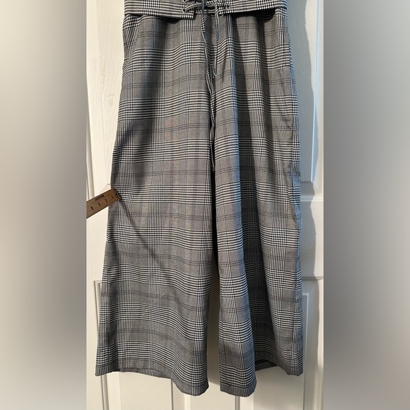 SILENCE + NOISE Urban Outfitters 6 Glenn Plaid Corset Jumpsuit Menswear Hi Rise - Picture 6 of 15